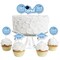 Big Dot of Happiness Light Blue 2026 Graduation Party - Dessert Cupcake Toppers - Clear Treat Picks - Set of 24
